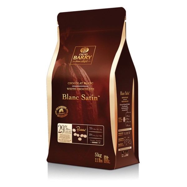 CIOCCOLATO BIANCO BLANC SATIN DA 5 KG IN CALLETS