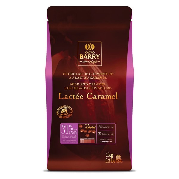 COPERTURA LATTE E CARAMELLO (LACTEE CARAMEL) DA 5 KG CALLETS