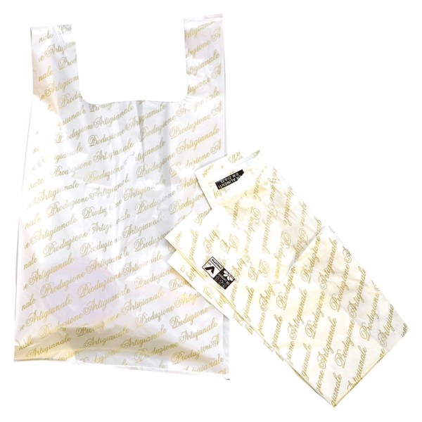 SHOPPER BIO MISURA M  PRODUZIONE ARTIGIANALE  (CM 27+14X50)