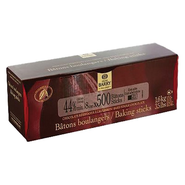 BASTONCINI DI CIOCCOLATO FONDENTE CM 8 DA KG 1,6