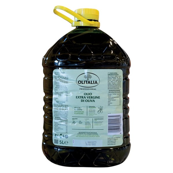 OLIO EXTRAVERGINE DI OLIVA OLITALIA DA LT 5 PET
