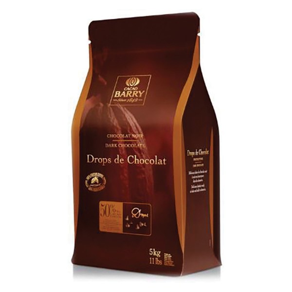 GOCCE CIOCCOLATO FONDENTE (750/HG) KG 5 (CHD-DR-75Y5-E5-U72)