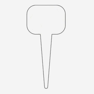 SEGNAGUSTO NEUTRO 15X7 CM BIANCO IN CONFEZIONE DA 10 PZ