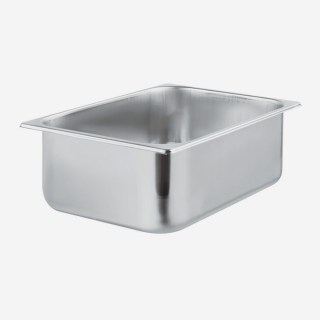 BACINELLA GELATO 36X25X8 CM 5 LT IN ACCIAIO INOX