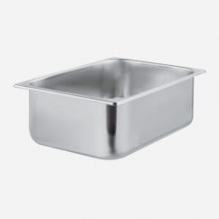 BACINELLA GELATO 36X25X8 CM 5 LT IN ACCIAIO INOX