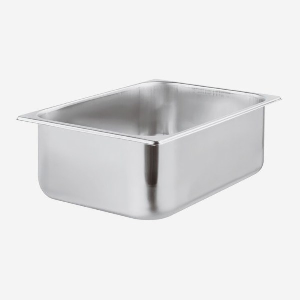 BACINELLA GELATO 26X16X12 CM 3,5 LT IN ACCIAIO INOX