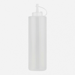 FLACONE DOSATORE NEUTRO 0,72 LT IN POLIETILENE