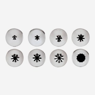 SET BOCCHETTE ASSORTITE DA 8 PZ IN ACCIAIO INOX