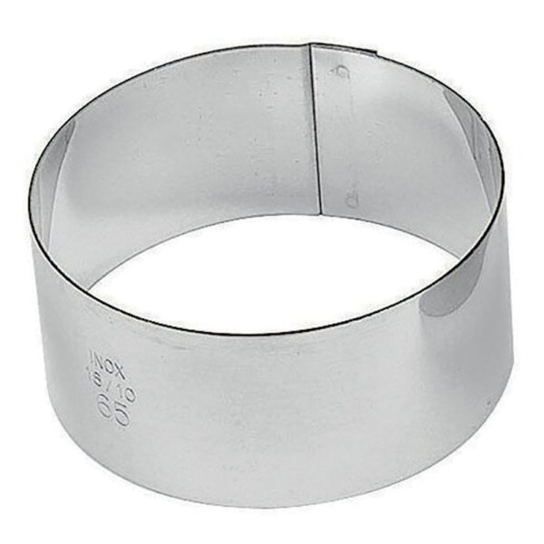 *MONACHELLE TONDE SET 6 PZ 4X3 CM IN ACCIAIO INOX