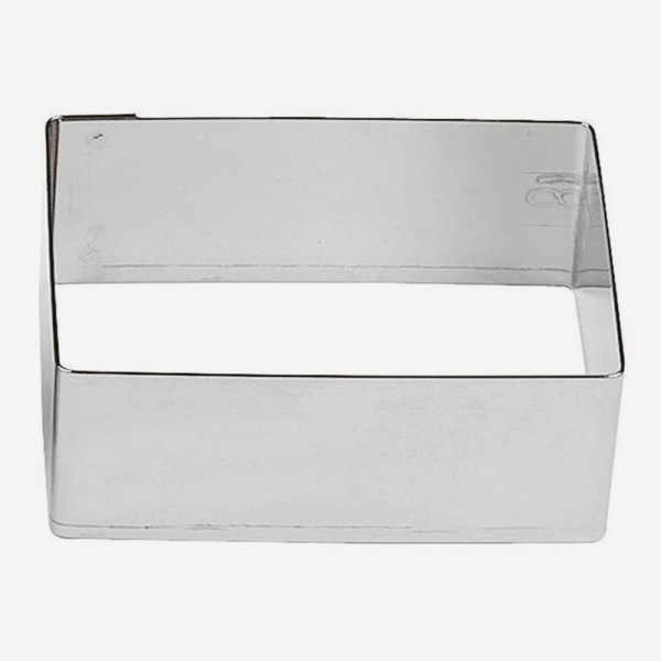 *MONACHELLE RETTANGOLO SET 6 PZ 5X3,5X3 CM IN ACCIAIO INOX