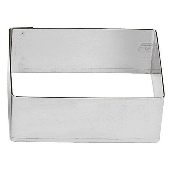 *MONACHELLE RETTANGOLO SET 6 PZ 5X3,5X3 CM IN ACCIAIO INOX