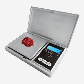 BILANCIA DA TASCA 12,7X7,6X2 CM KG 1 SCALA 0,1GR INOX/COPOLIMERO