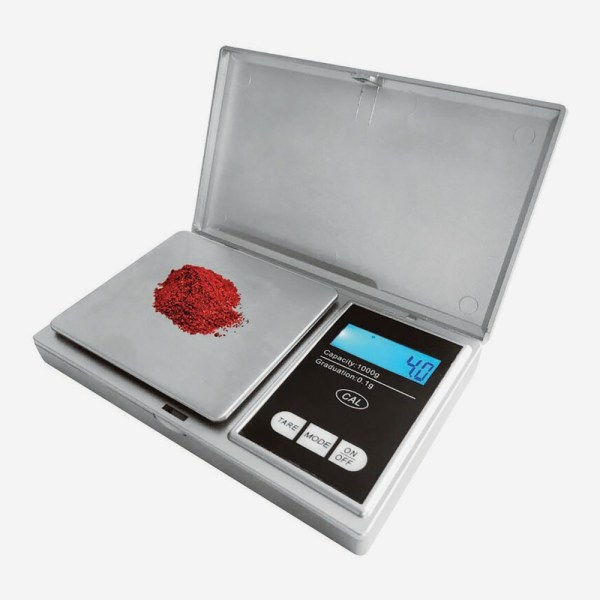 BILANCIA DA TASCA 12,7X7,6X2 CM KG 1 SCALA 0,1GR INOX/COPOLIMERO