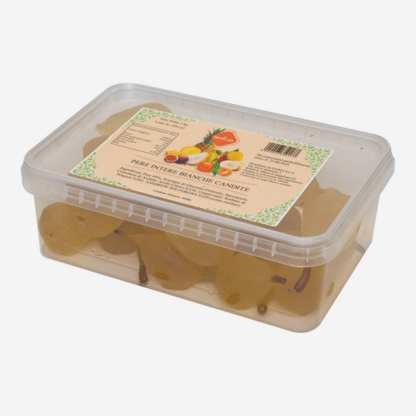 PERE BIANCHE PICCOLE CANDITE IN CONFEZIONE DA KG 1