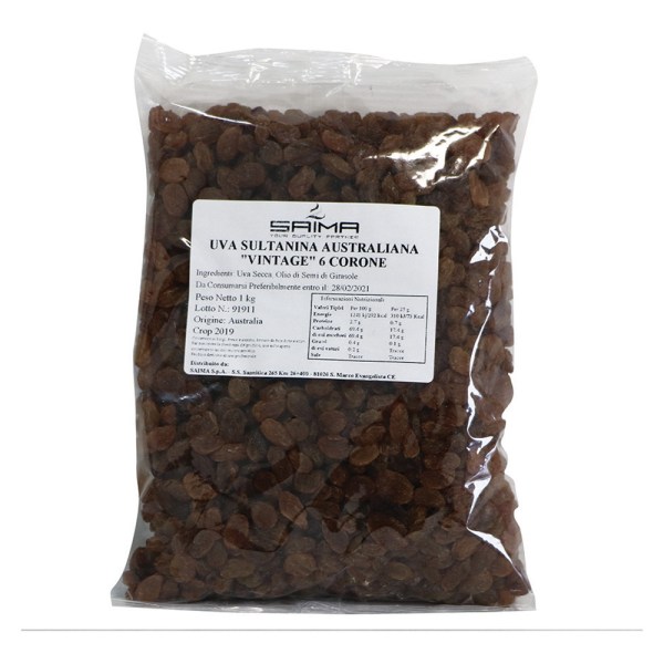 UVA DA KG 1 SULTANINA AUSTRALIANA VINTAGE