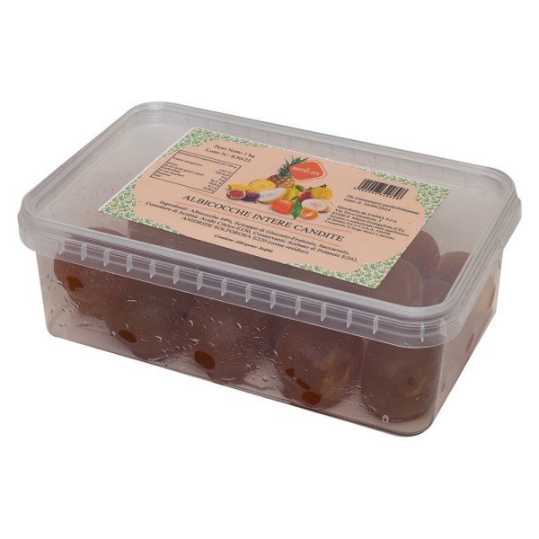 ALBICOCCHE PICCOLE CON NOCCIOLO CANDITE IN CONFEZIONE DA KG 1