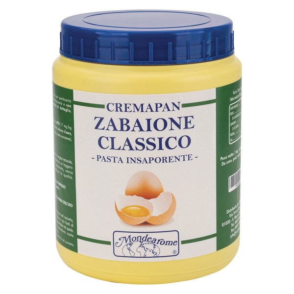 PASTA INSAPORENTE CREMAPAN ZABAIONE CLASSICO DA KG 1