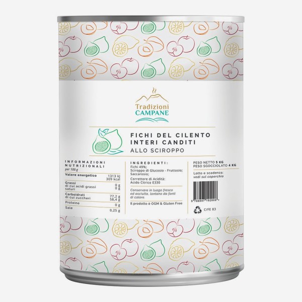 FICHI DEL CILENTO INTERI IN SCIROPPO DA KG 5