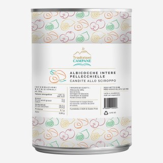 ALBICOCCHE INTERE PELLECCHIELLA IN SCIROPPO DA KG 5