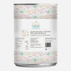 ALBICOCCHE INTERE PELLECCHIELLA IN SCIROPPO DA KG 5