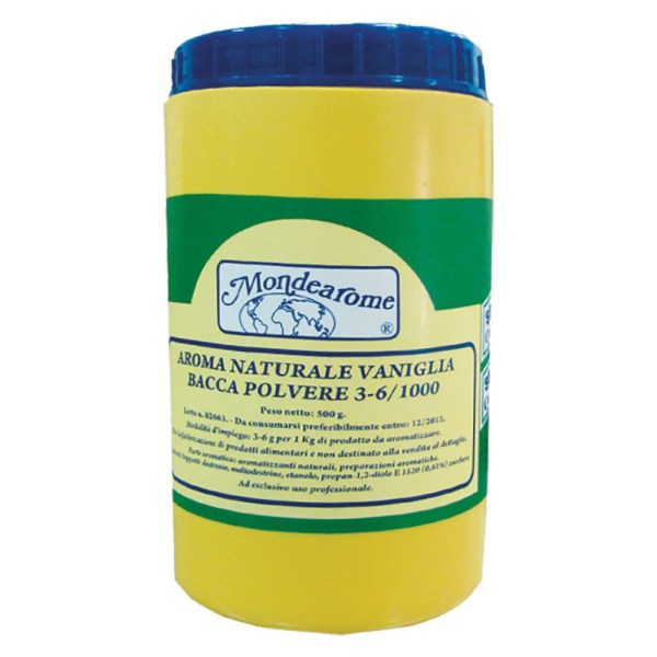 AROMA NATURALE VANIGLIA BACCHE IN POLVERE DA GR 500