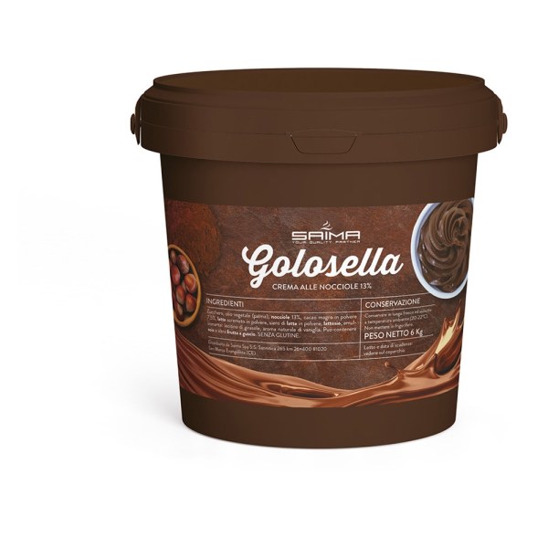 GOLOSELLA CREMA ALLA NOCCIOLA 13% DA KG 6