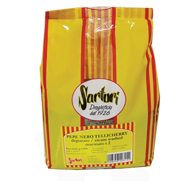 SPEZIE TIPO B PEPE NERO MACINATO IN CONFEZIONE DA KG 1