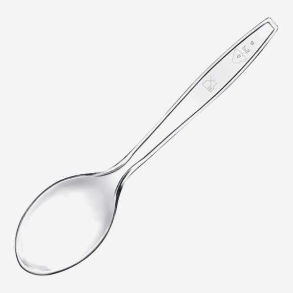 CUCCHIAINI TRASPARENTI PZ 1000 L. 9 CM