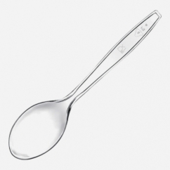 CUCCHIAINI TRASPARENTI PZ 1000 L. 9 CM