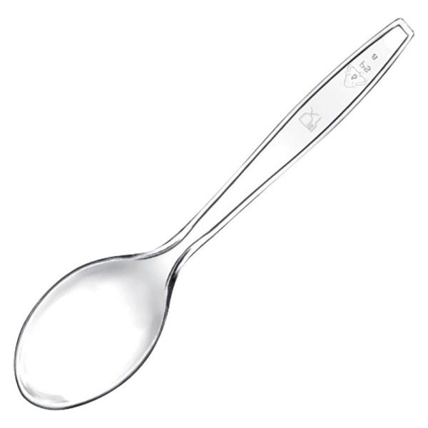 CUCCHIAINI TRASPARENTI PZ 1000 L. 9 CM