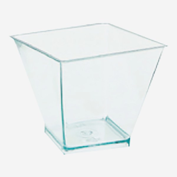 BICCHIERINI QUADRATI PICCOLI MM29x29x42 BOCCA MM50 PZ100(NDB02V)