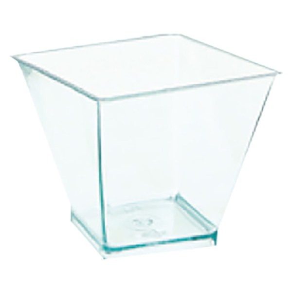 BICCHIERINI QUADRATI PICCOLI MM29x29x42 BOCCA MM50 PZ100(NDB02V)