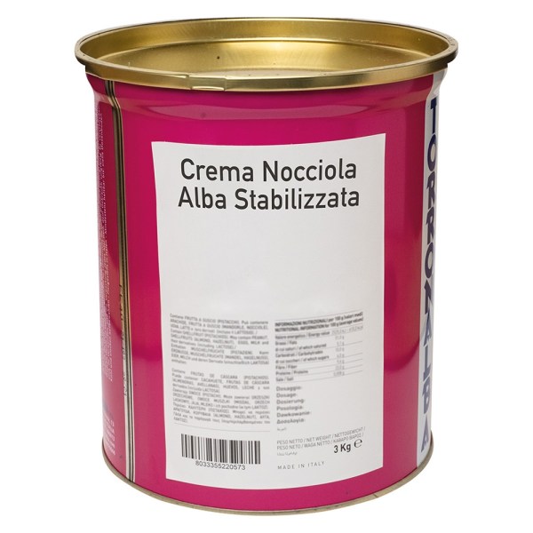 *CREMA NOCCIOLA ALBA STABILIZZATA DA KG 3 (0044)