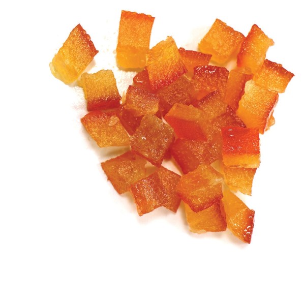 SCORZONE ARANCIO CUBETTI 12X12 SEMICANDITO IN SCIROPPO DA KG 3