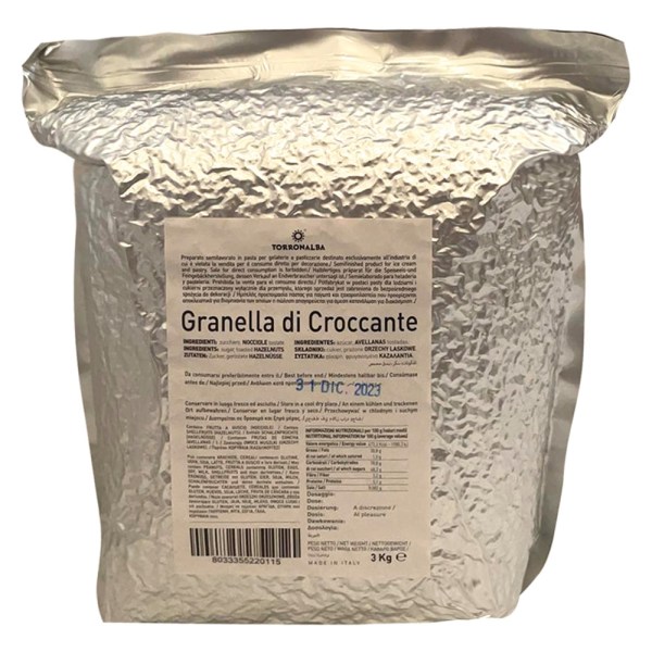 GRANELLA DI CROCCANTE NOCCIOLA DA KG 3 (0011)