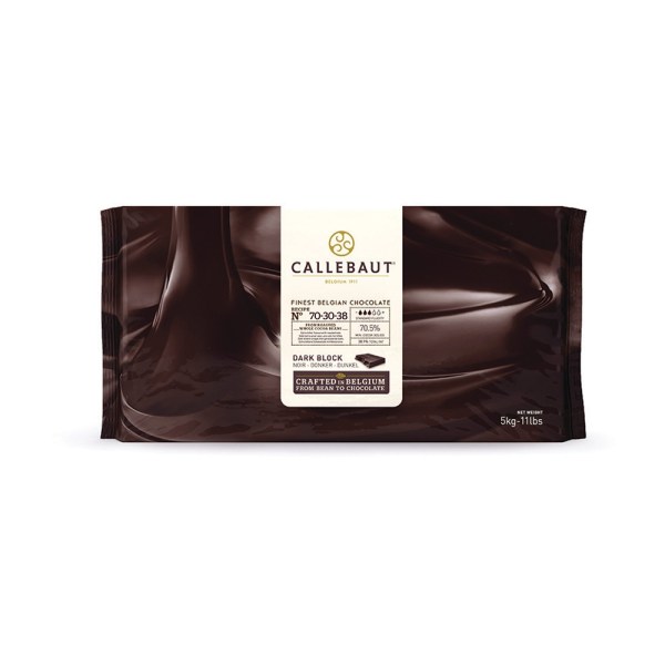 CIOCCOLATO IN PANI 703038 FONDENTE TOP LINE (70% CACAO) DA KG 5