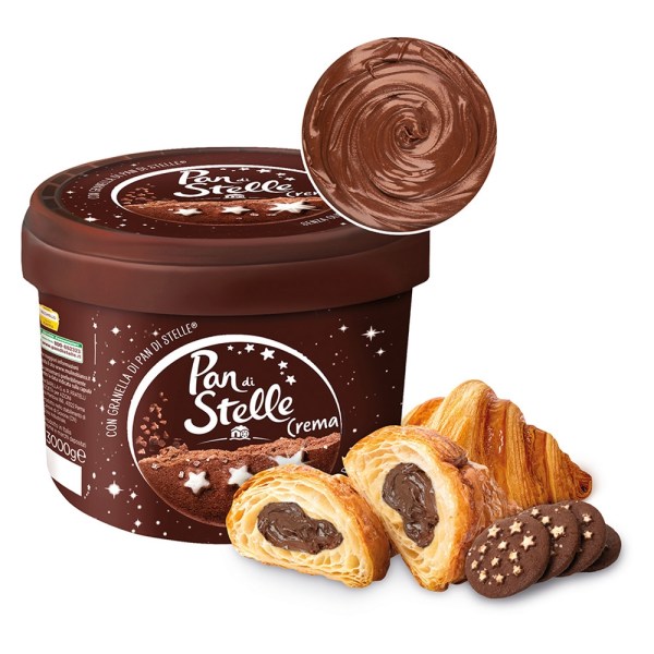 CREMA PAN DI STELLE SPALMABILE IN CONFEZIONE DA KG 3