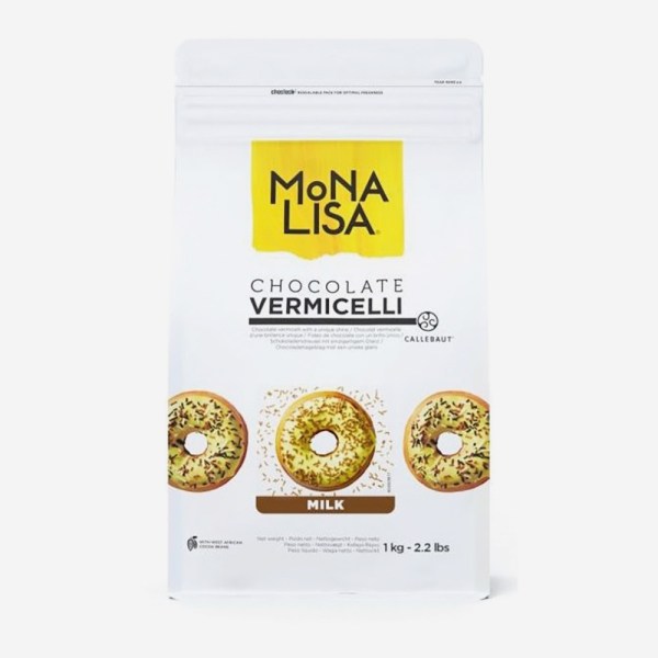 CODETTA DI CIOCCOLATO AL LATTE (CHOCOLATE VERMICELLI MILK) 1 KG