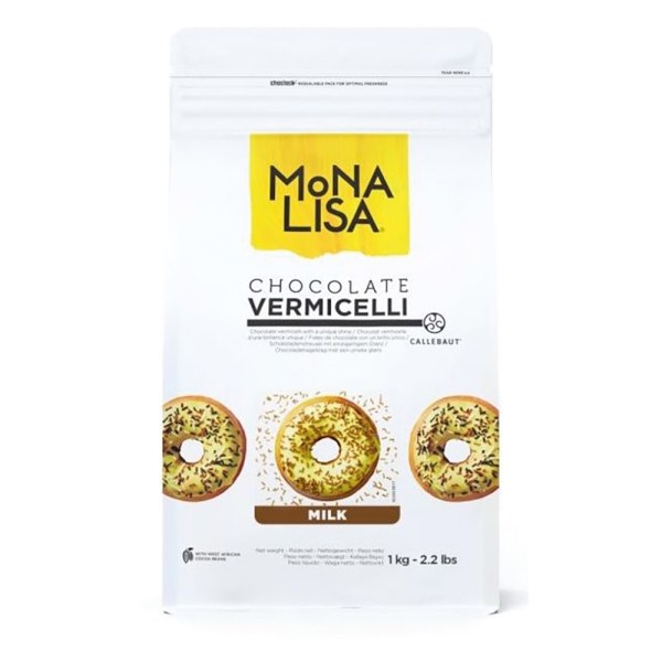 CODETTA DI CIOCCOLATO AL LATTE (CHOCOLATE VERMICELLI MILK) 1 KG