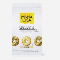 CODETTA DI CIOCCOLATO BIANCO (CHOCOLATE VERMICELLI WHITE) DA 1KG