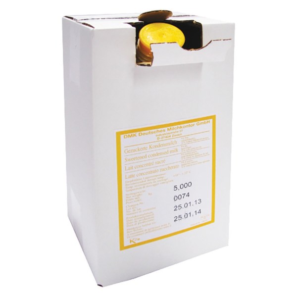 LATTE INTERO CONCENTRATO ZUCCHERATO GRASSI 9% DA KG 5