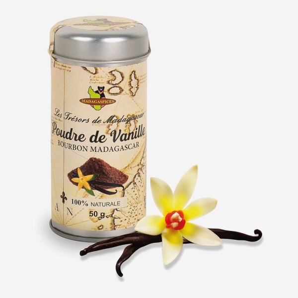 VANIGLIA BOURBON MADAGASCAR PURA IN POLVERE DA GR 50