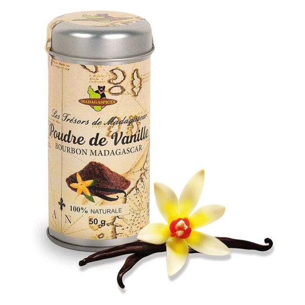 VANIGLIA BOURBON MADAGASCAR PURA IN POLVERE DA GR 50
