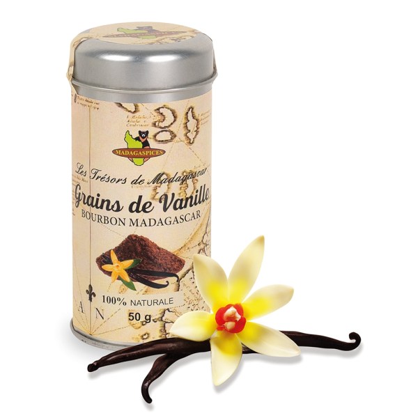 GRANI DI VANIGLIA BOURBON MADAGASCAR GOURMET GR 50