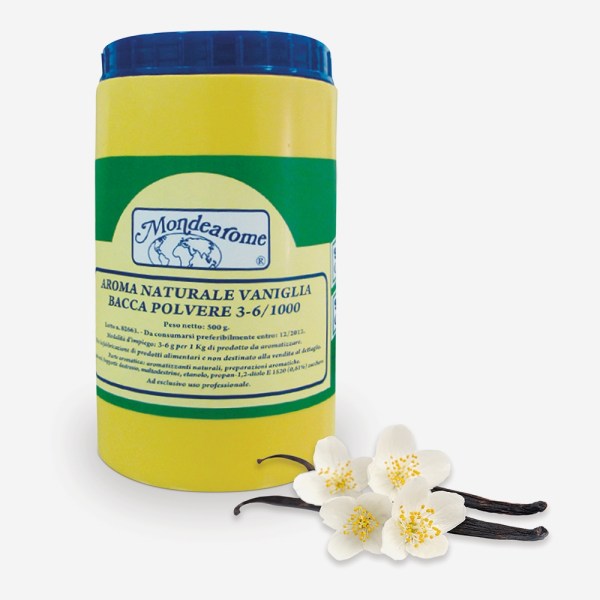 AROMA NATURALE VANIGLIA BACCHE IN POLVERE DA GR 500