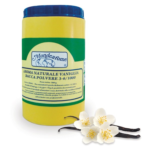 AROMA NATURALE VANIGLIA BACCHE IN POLVERE DA GR 500