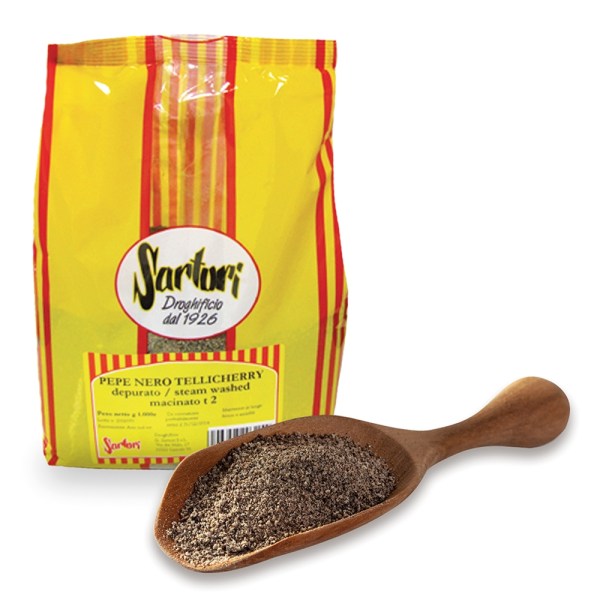 SPEZIE TIPO B PEPE NERO MACINATO IN CONFEZIONE DA KG 1