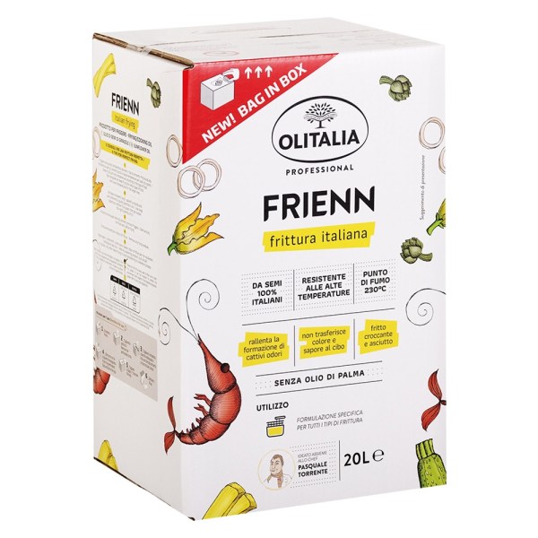 OLIO DA LT 20 FRIENN ALTO OLEICO SEMI DI GIRASOLE BAG IN BOX