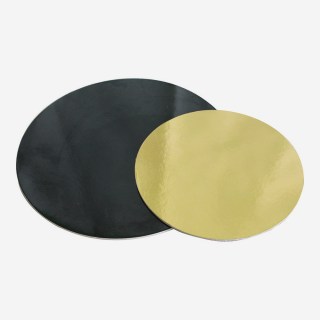 DISCHI ORO/NERO BORDO LISCIO DIAM. CM22 KG10