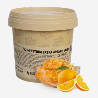 CONFETTURA ARANCE NAVEL EXTRA AMORD(50%FRUTTA)KG1,65 (04071115A)